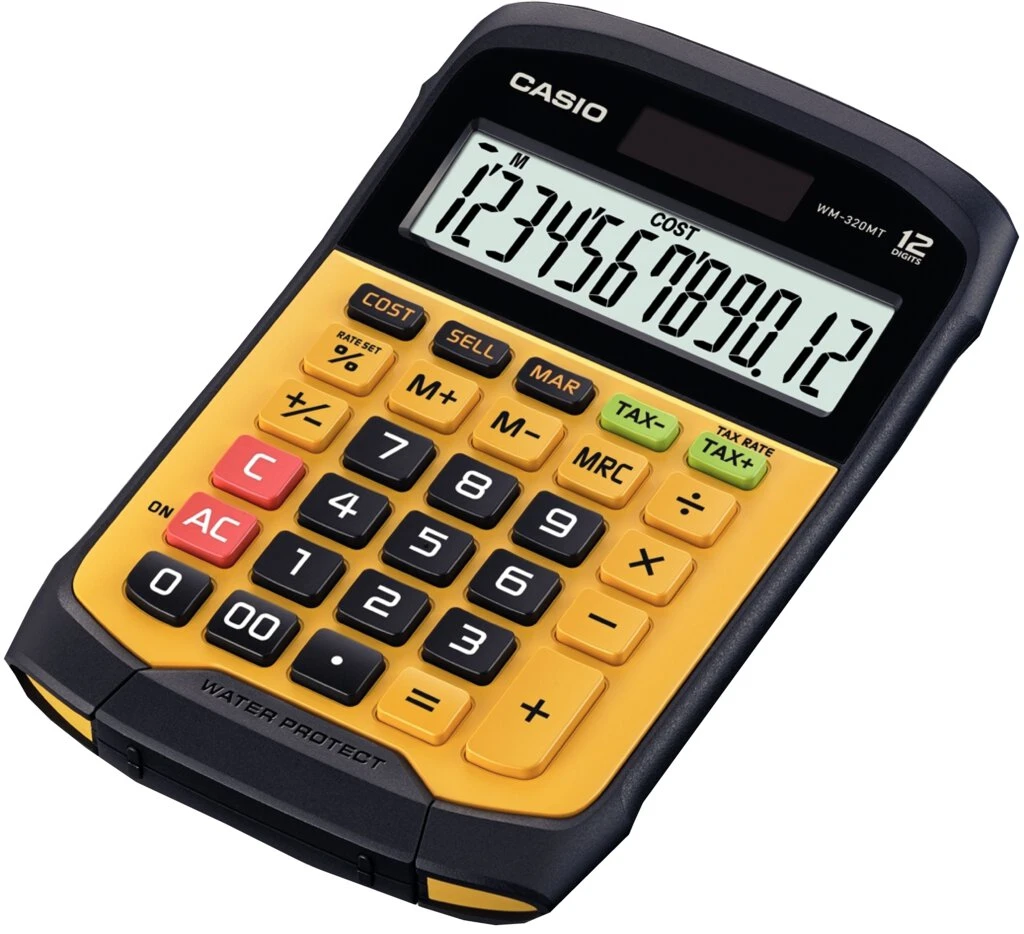 CASIO Tischrechner WM-320 MT, Solar-/ Batteriebetrieb (EAN: 4549526612664)