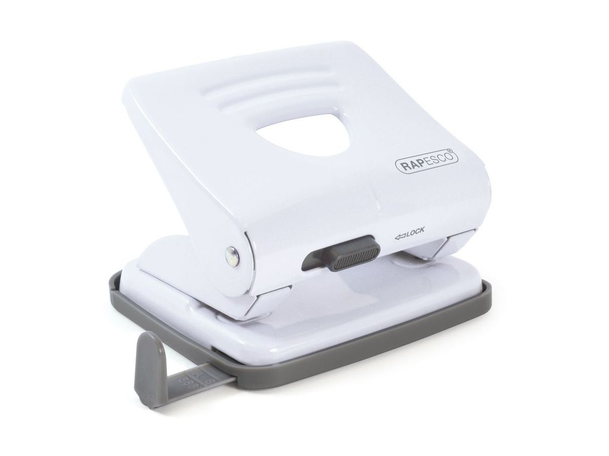 RAPESCO Locher 825, Stanzleistung: 25 Blatt, weiß (EAN: 5018505028974)
