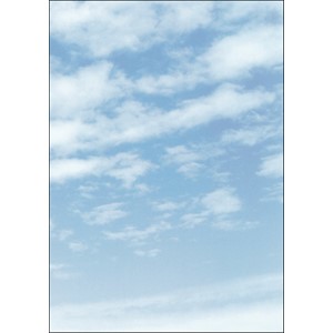 sigel Design-Papier, DIN A4, 90 g/qm, Motiv "Clouds" (EAN: 4004360948213)