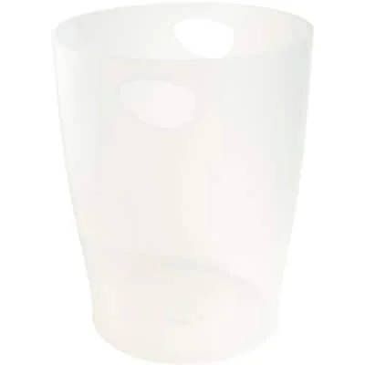 EXACOMPTA Papierkorb ECOBIN, 15 Liter, frostweiß (EAN: 9002493037083)