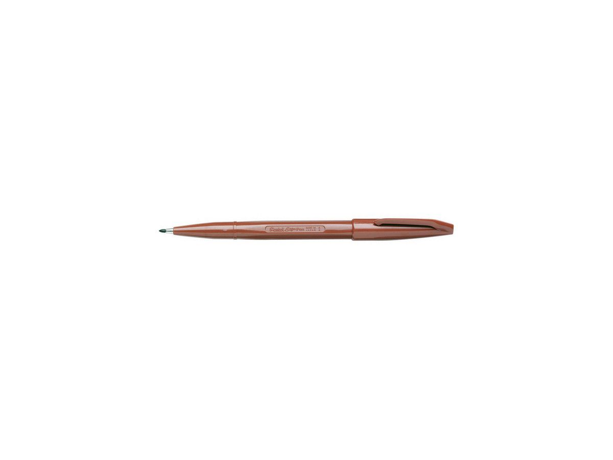 PentelArts Faserschreiber Sign Pen S520, braun (EAN: 3474370520050)