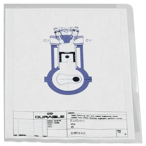 DURABLE STANDARD Sichthülle, DIN A4, PP, 0,10 mm, transparent (EAN: 4005546230603)