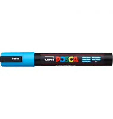 POSCA Pigmentmarker PC-5M, hellblau (EAN: 4902778916209)