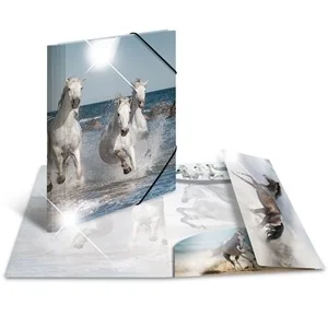 HERMA Eckspannermappe "Pferde", PP Glossy, DIN A4 (EAN: 4008705193290)