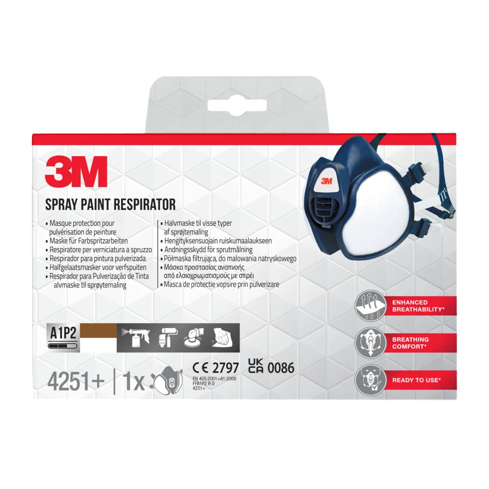 3M Atemschutz-Halbmaske 4251+, Schutzstufe: A1P2 (EAN: 5902658117312)