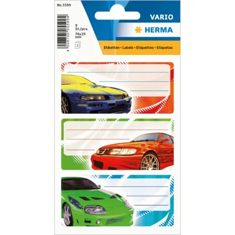 HERMA Buchetiketten "Tuning", 76 x 35 mm (EAN: 4008705055994)