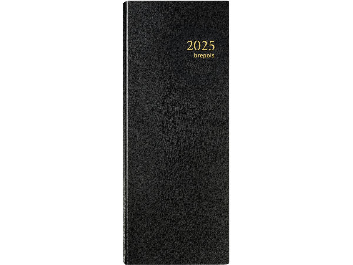brepols Tageskalender "Saturnus 0.111" 2027, schwarz (EAN: 5412303101158)