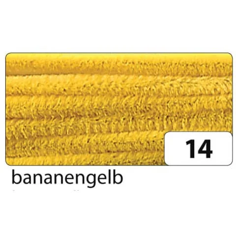 folia Chenilledraht (Pfeifenputzer), bananengelb (EAN: 4001868780147)