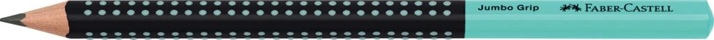 FABER-CASTELL Bleistift Jumbo GRIP TWO TONE, türkis (EAN: 4005405119124)