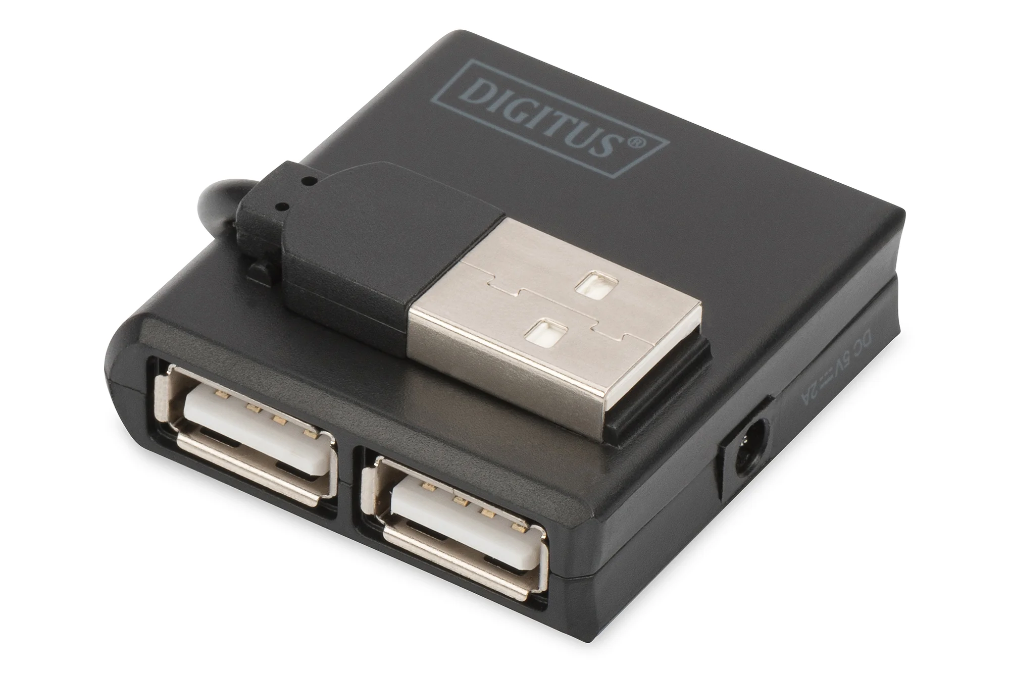 DIGITUS USB 2.0 Hub, 4-Port, schwarz (EAN: 4016032306542)