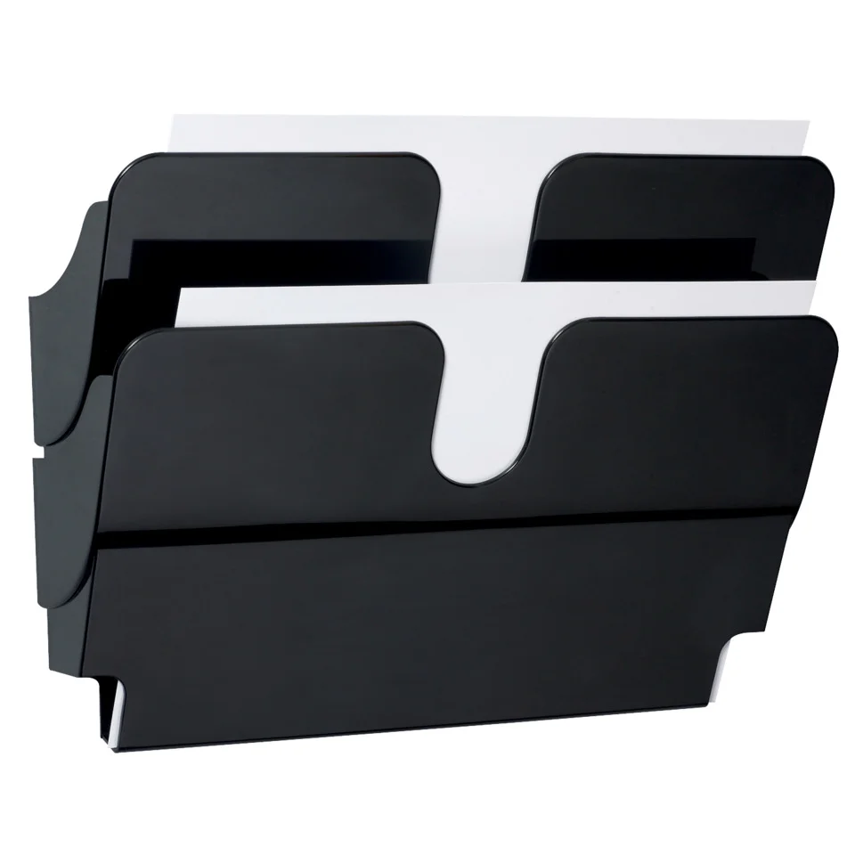 DURABLE Wand-Prospekthalter-Set "FLEXIPLUS 2", A4, 2 Fächer (EAN: 7318089014065)