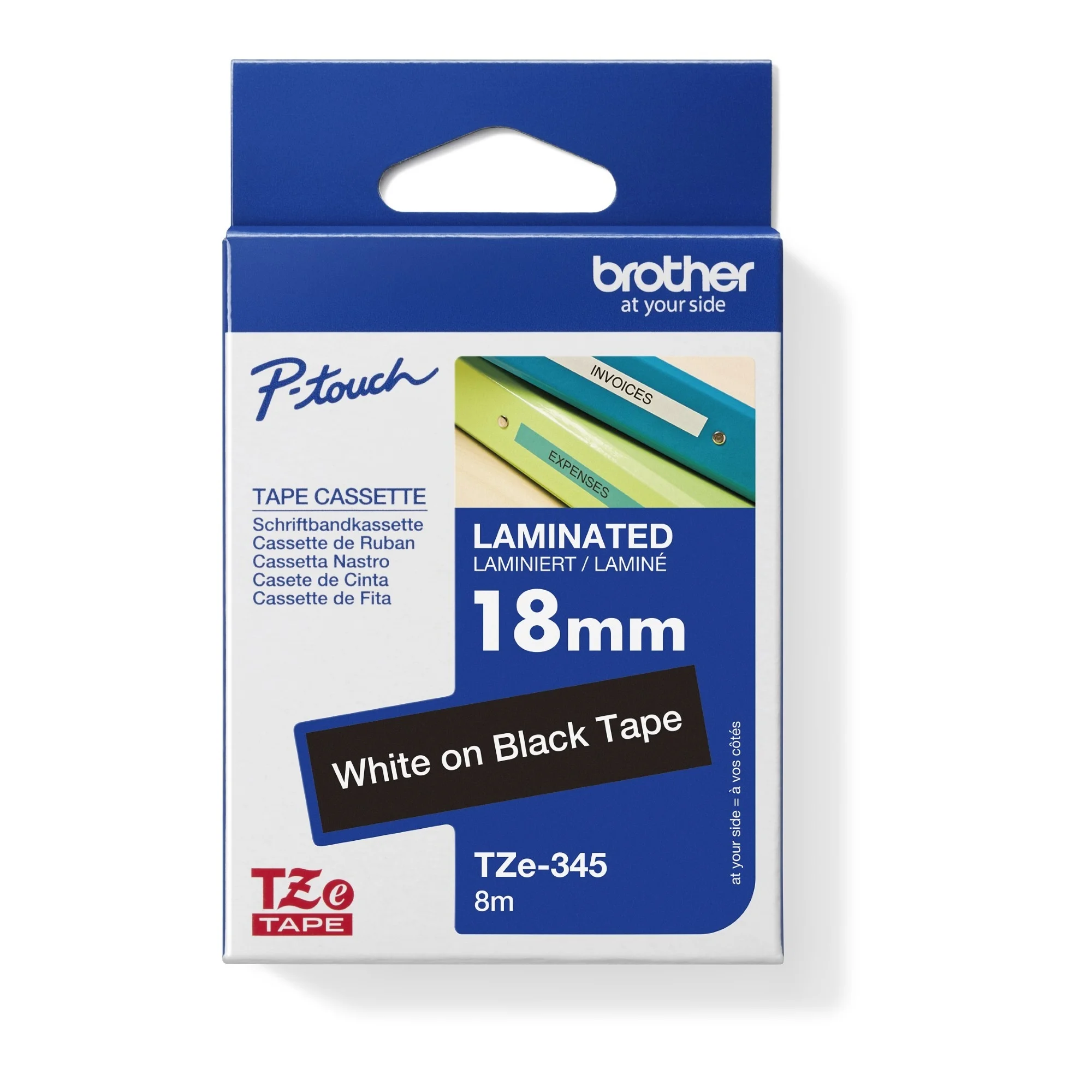brother TZe-Tape TZe-345 Schriftbandkassette,Bandbreite:18mm (EAN: 4977766685795)