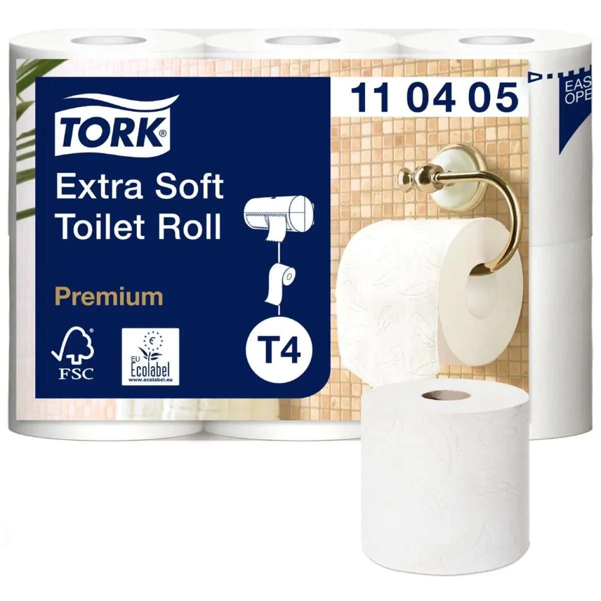 TORK Toilettenpapier, 4-lagig, weiß (EAN: 7322542286166)