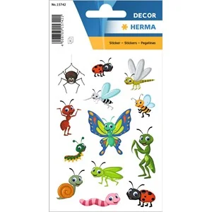 HERMA Sticker DECOR "Kleine Krabbeltiere" (EAN: 4008705157421)
