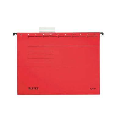 LEITZ ALPHA Hängemappe, A4, seitlich offen, rot (EAN: 4002432332076)