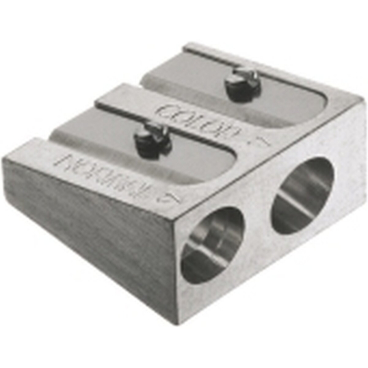 FABER-CASTELL Doppel-Spitzer aus Metall, silber (EAN: 4005401857105)