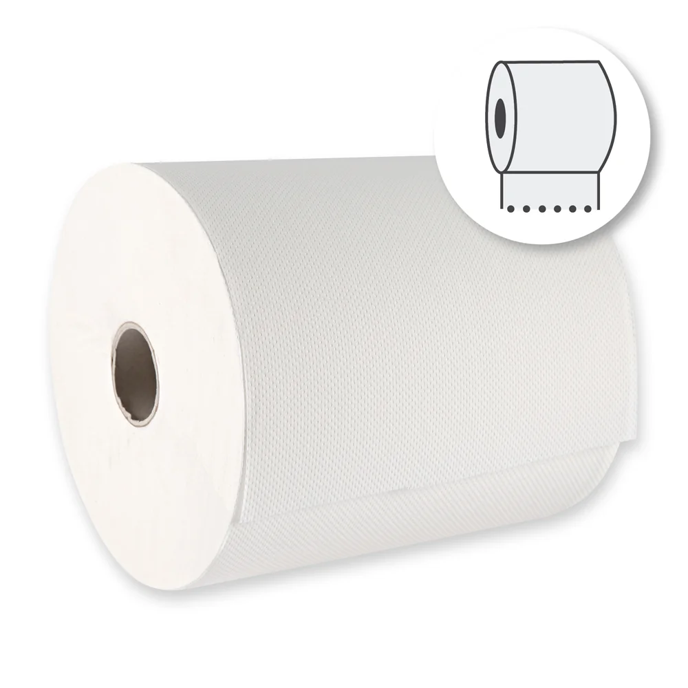 HYGOCLEAN Handtuchrolle, 2-lagig, hochweiß, 130 m (EAN: 4015544304459)