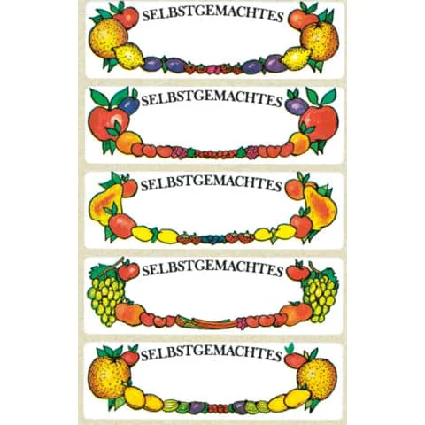 ZDesign HOME Haushalts-Etiketten "Obst selbstgemacht" (EAN: 4004182037126)