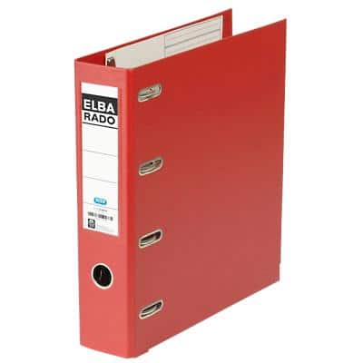ELBA Doppelordner rado plast, Rückenbreite: 75 mm, rot (EAN: 4002030101685)