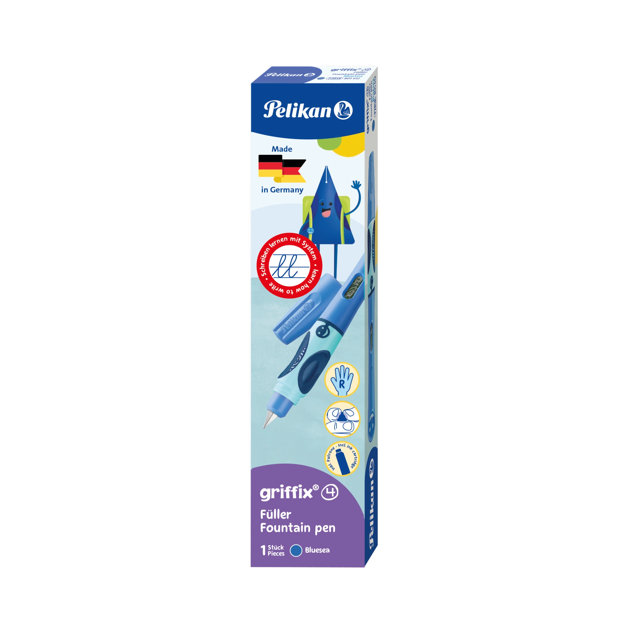 Pelikan griffix Füllhalter Bluesea, für Rechtshänder (EAN: 4012700805614)
