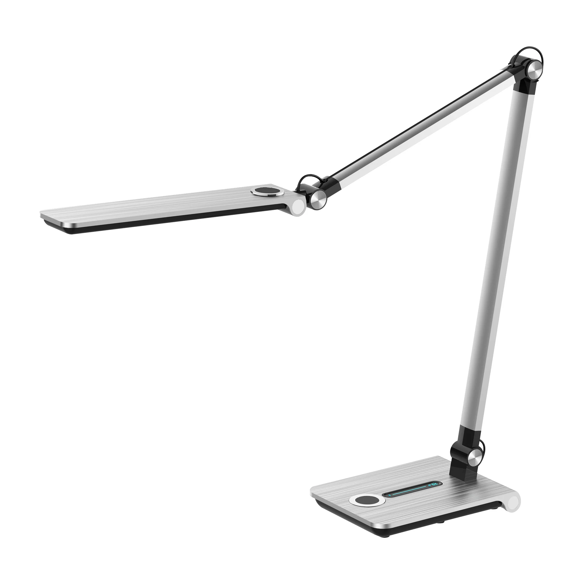 Hansa LED-Tischleuchte "Wave", Standfuß, silber-gebürstet (EAN: 7612176092401)