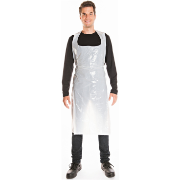 HYGONORM LDPE-Einwegschürze, 20 my, gehämmert, weiß (EAN: 4015544234497)