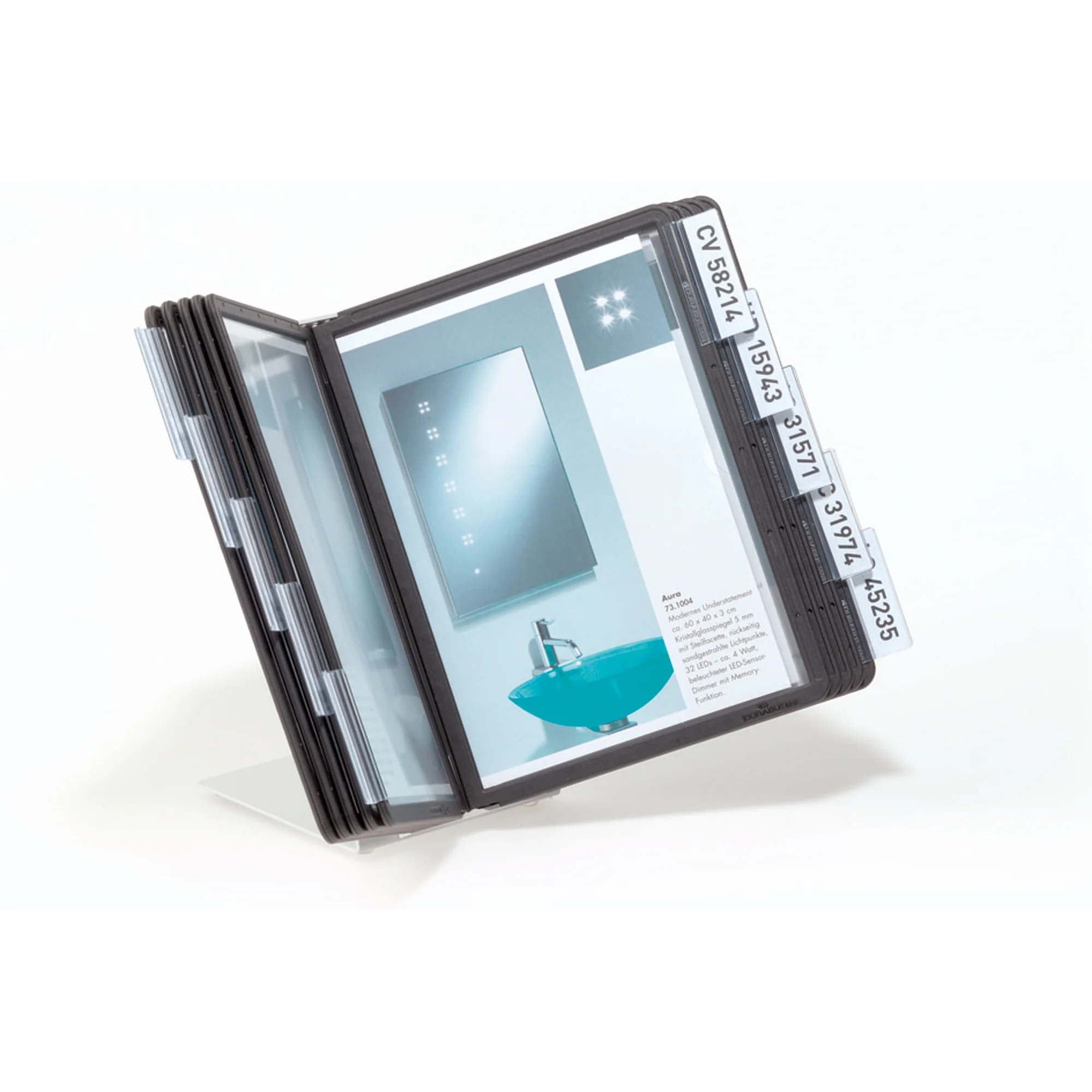 DURABLE Display-System VARIO A5 table 10, Komplett-Set (EAN: 4005546504667)