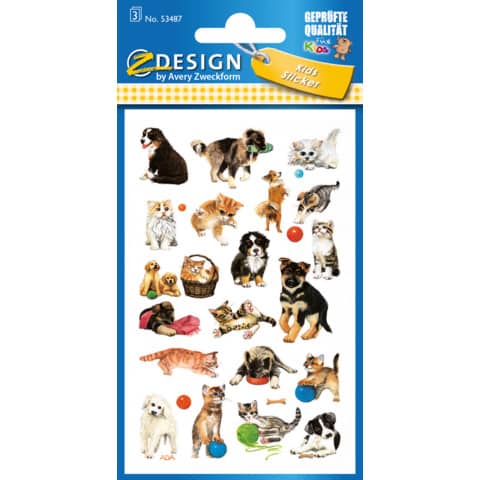 ZDesign KIDS Sticker "Hunde & Katzen" (EAN: 4004182534878)