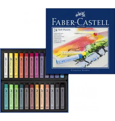 FABER-CASTELL Softpastellkreiden STUDIO QUALITY, 24er Etui (EAN: 4005401283249)