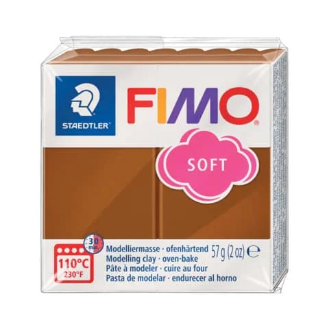 FIMO SOFT Modelliermasse, ofenhärtend, caramel, 57 g (EAN: 4006608809799)