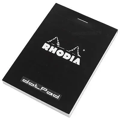RHODIA Notizblock "dotPad", DIN A5, gepunktet, schwarz (EAN: 3037920165592)