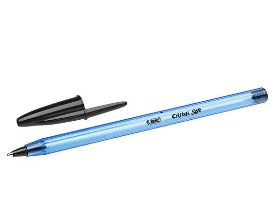 BIC Kugelschreiber Cristal Soft, Strichfarbe: schwarz (EAN: 3086123339910)