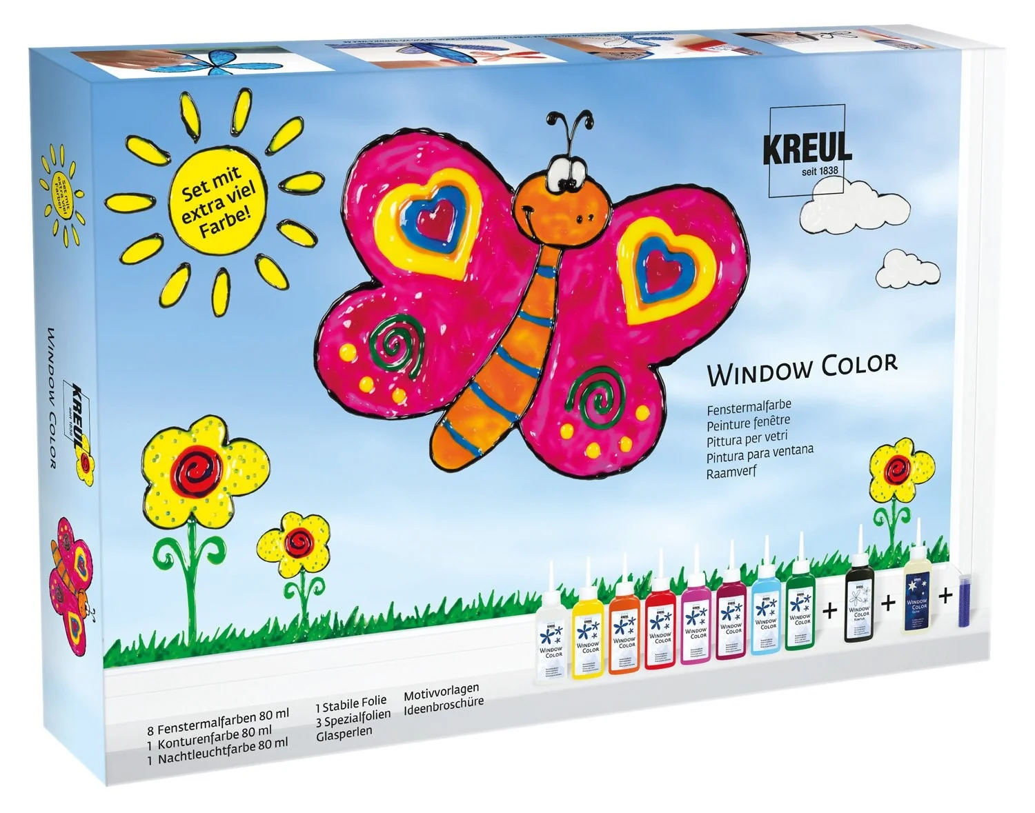 KREUL Window Color Set mit extra viel Farbe (EAN: 4000798427528)