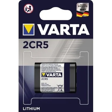VARTA Foto-Batterie "LITHIUM", 2CR5, 6,0 Volt (EAN: 4008496537204)