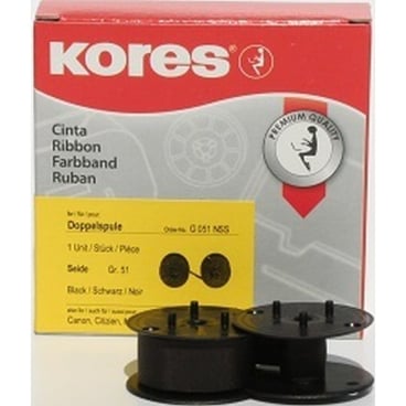 Kores Farbband, Gruppe 51, Canon/OLYMPIA, Seide, schwarz (EAN: 4045257605116)