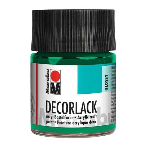 Marabu Acryllack "Decorlack", saftgrün, 50 ml, im Glas (EAN: 4007751098054)