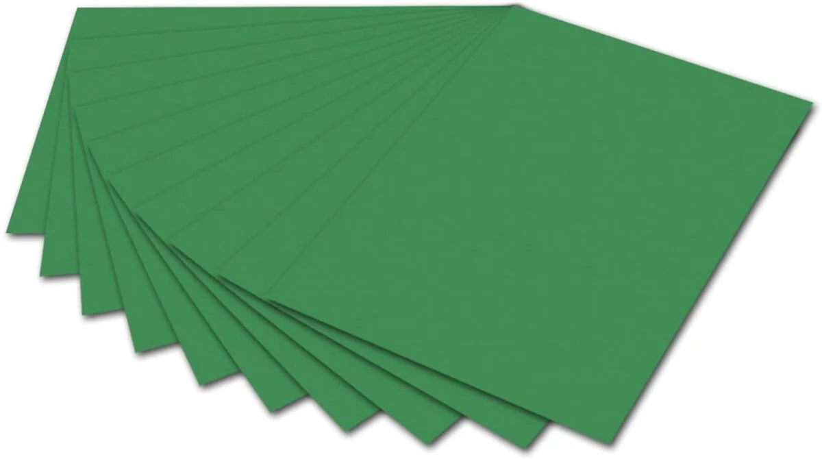 folia Fotokarton, (B)500 x (H)700 mm, 300 g/qm, moosgrün (EAN: 4001868061536)