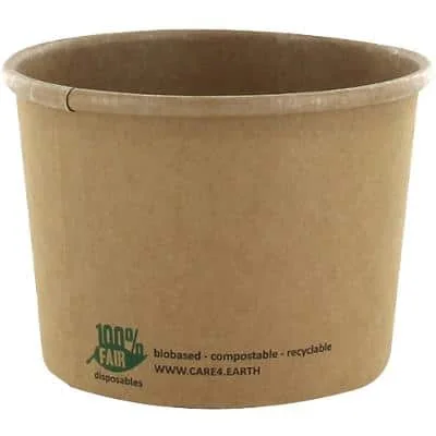 PAPSTAR Suppenbecher "pure", rund, 350 ml, braun (EAN: 4002911330340)