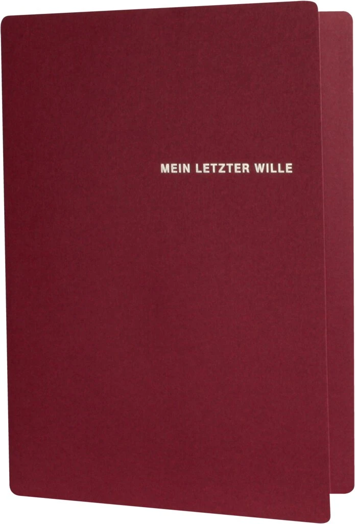 RNK Verlag Mappe "Mein letzter Wille" für 2 Personen (EAN: 4002871289801)