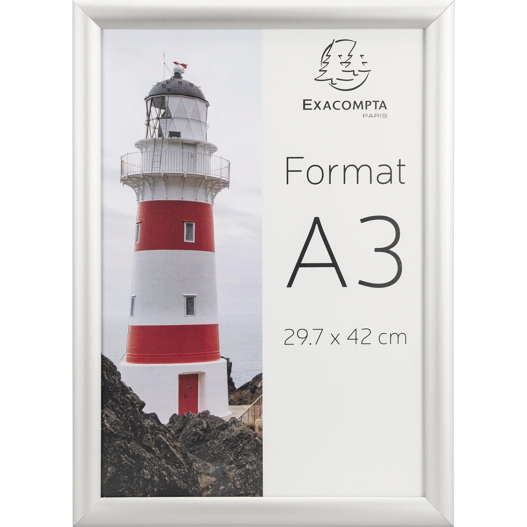 EXACOMPTA Plakatrahmen, DIN A3, silber eloxiert (EAN: 9002493104792)