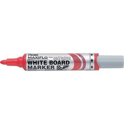 Pentel Whiteboard-Marker MAXIFLO MWL5M, rot (EAN: 3474374500034)