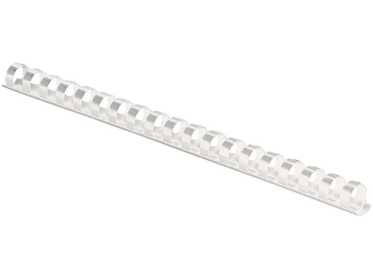 Fellowes Plastikbinderücken, DIN A4, 21 Ringe, 8 mm, weiß (EAN: 0077511533044)