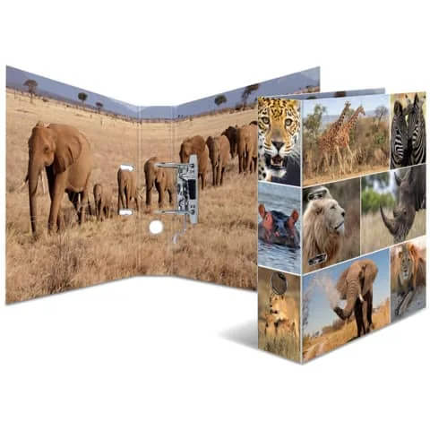 HERMA Motivordner "Animals", DIN A4, Afrika Tiere (EAN: 4008705071680)