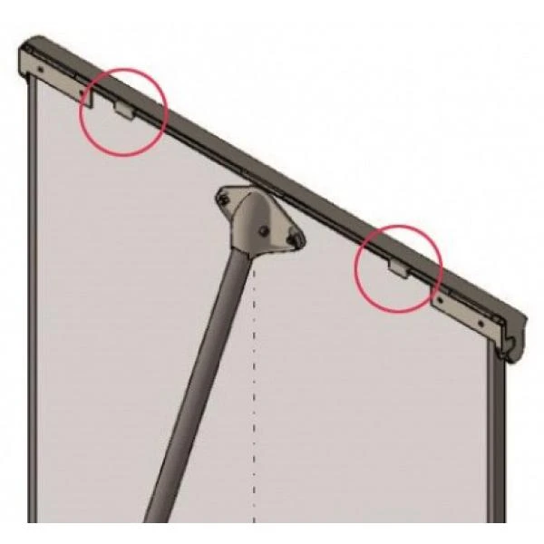 FRANKEN Blockhalter für Flipchart EL-FC, hellgrau (EAN: 4016946204255)