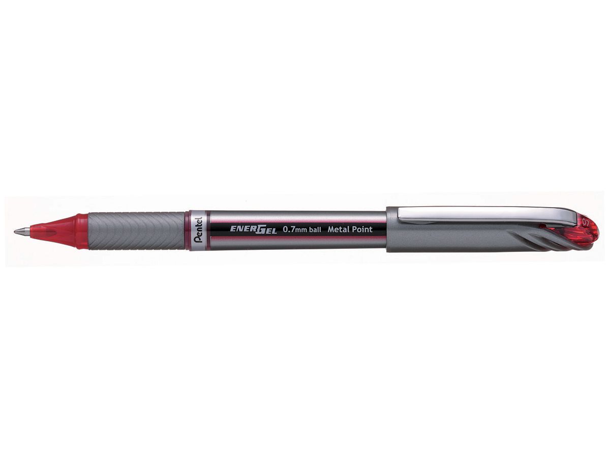 Pentel Liquid Gel-Tintenroller EnerGel XM BL27, rot (EAN: 0072512235430)