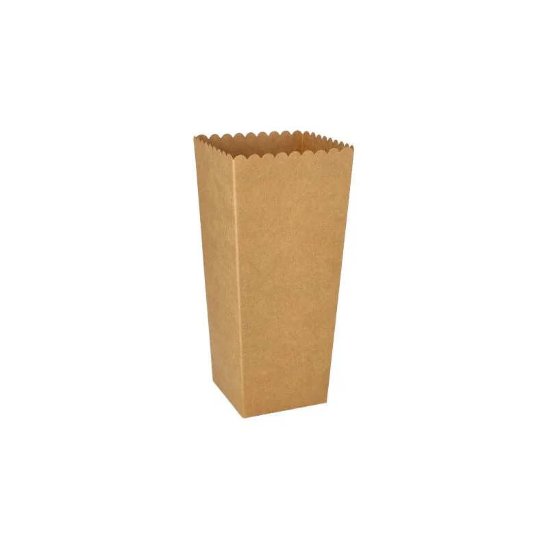 PAPSTAR Popcorn-Box Pappe "pure" eckig, 1.300 ml (EAN: 4002911776667)