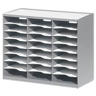 PAPERFLOW Sortierstation, 24 Fächer, grau (EAN: 3660141203561)
