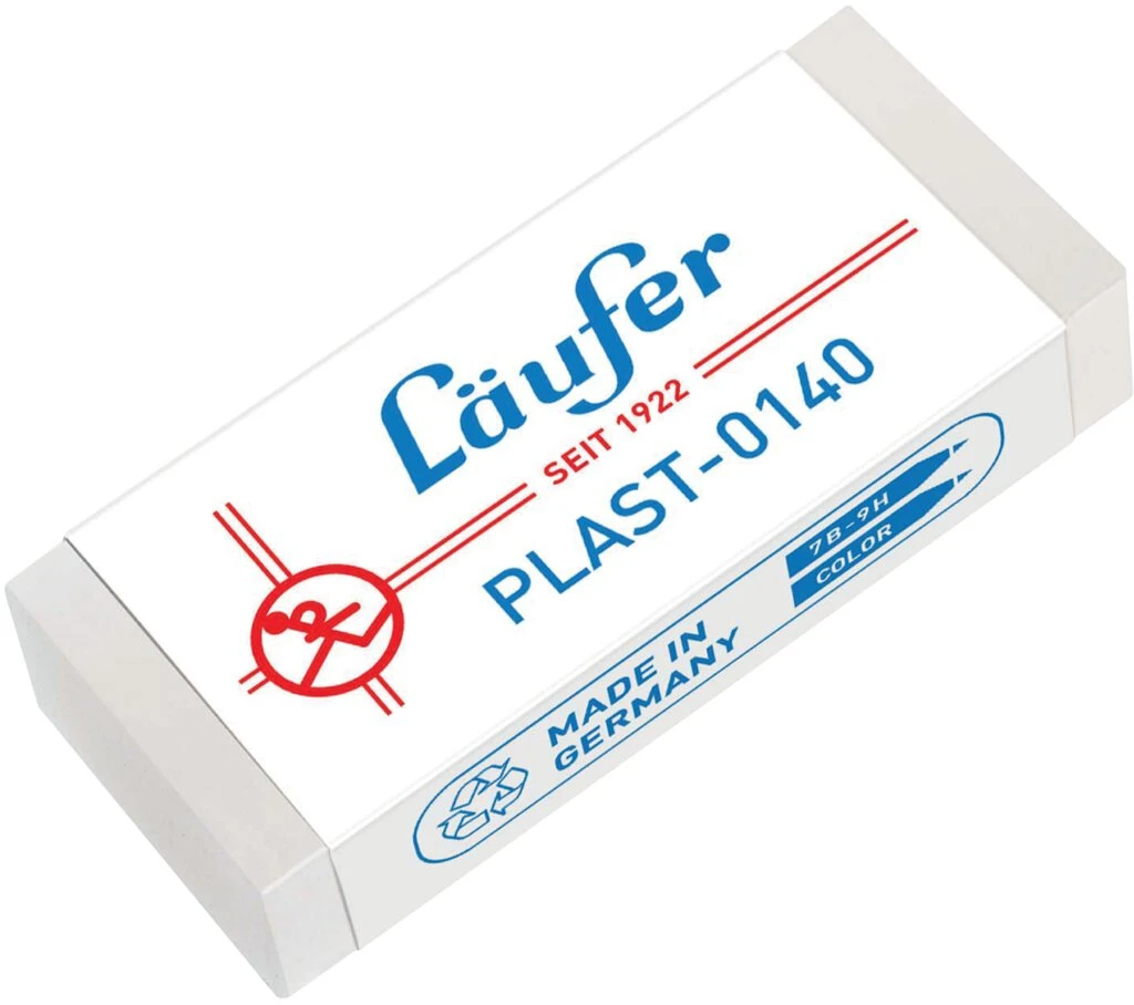 Läufer Kunststoff-Radierer PLAST-0140, transparent (EAN: 4006677001407)