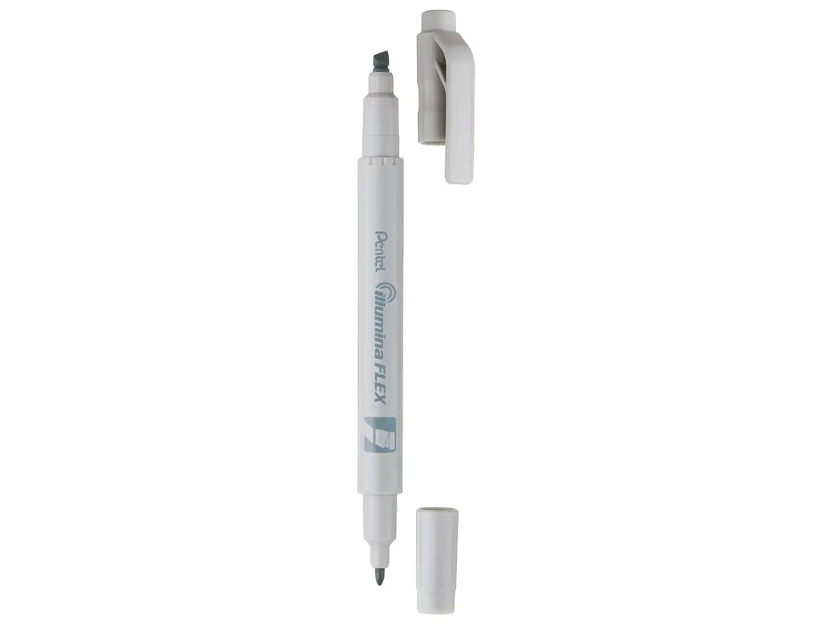 Pentel Textmarker Illumina Flex Pastel, pastellgrau (EAN: 4711577053790)