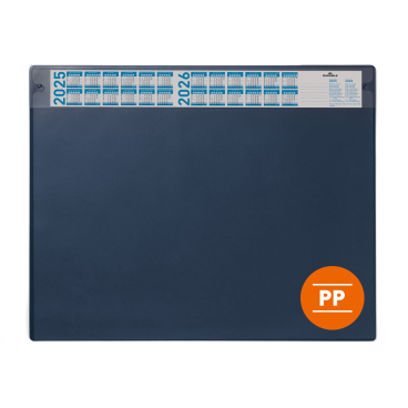 DURABLE Schreibunterlage mit Jahreskalender, PP, dunkelblau (EAN: 4005546743844)